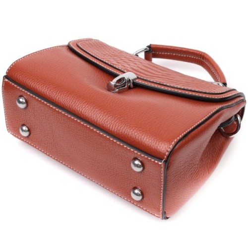 Сумка Vintage З натуральної шкіри Коричнева (22417)