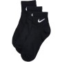 Шкарпетки Nike U NK EVERYDAY LTWT ANKLE 3PR SX7677-010 38-42 3 пари Чорні (888407237430)