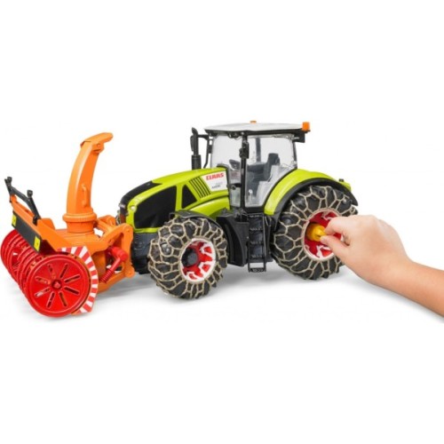Спецтехніка Bruder Трактор Claas Axion 950 для прибирання снігу (03017)