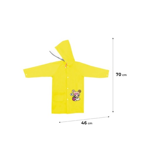Дощовик дитячий Kite Тokidoki S 115-130 см Жовтий (TK24-2600S)