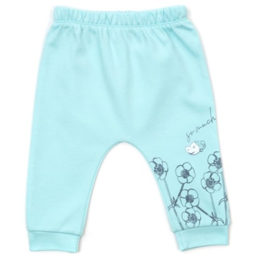 Набір дитячого одягу Miniworld з квіточками (16137-68G-mint)