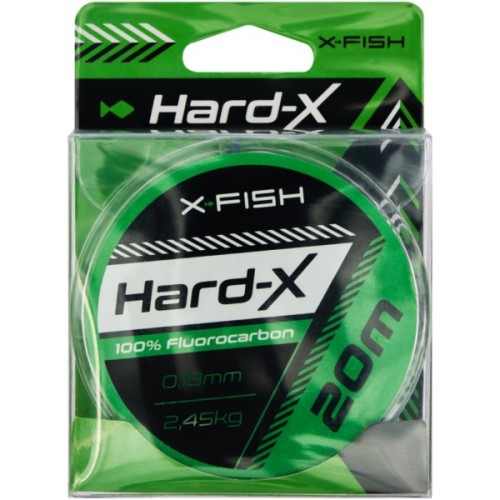 Флюорокарбон X-Fish Hard-X 20m (clear) 0.18mm 2.45kg (1917.03.81)