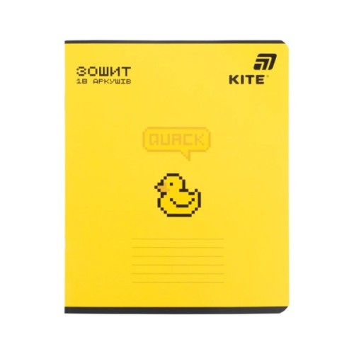 Зошит Kite One color, 18 аркушів, лінія (K26-237-1)