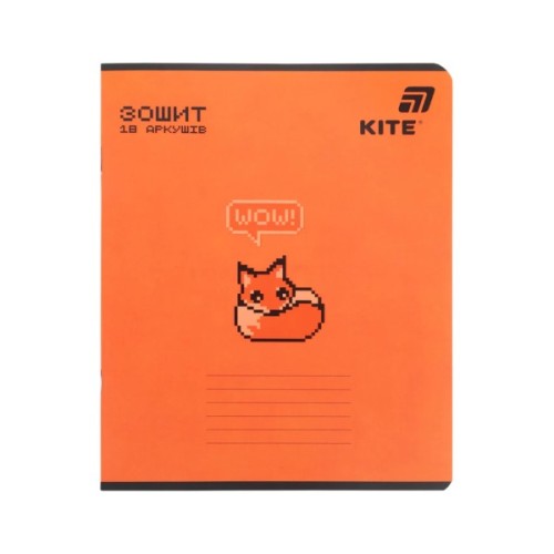 Зошит Kite One color, 18 аркушів, лінія (K26-237-1)
