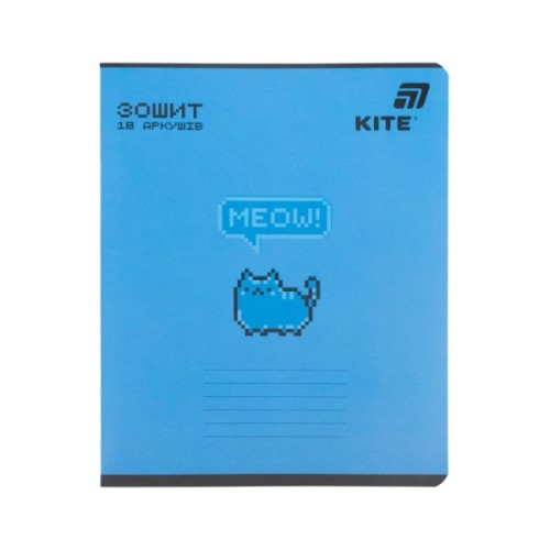 Зошит Kite One color, 18 аркушів, лінія (K26-237-1)