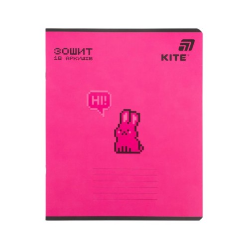 Зошит Kite One color, 18 аркушів, лінія (K26-237-1)
