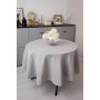 Скатертина Прованс святкова кругла Перлина Silver Dх136 (037602)