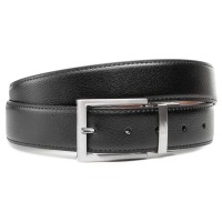 Ремінь Semi Line Чоловічий Шкіряний Black/Brown (DAS303125)