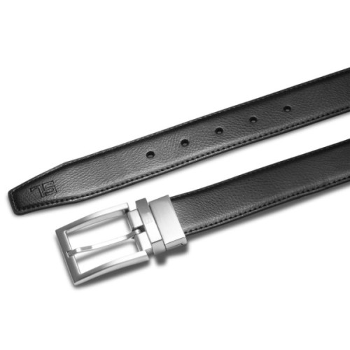 Ремінь Semi Line Чоловічий Шкіряний Black/Brown (DAS303125)