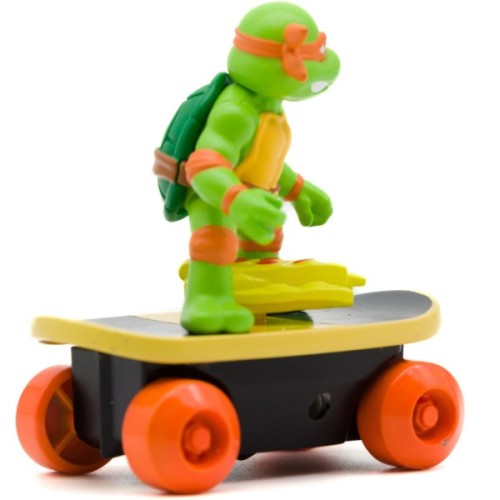 Ігровий набір Funrise TMNT Черепашки-ніндзя класичні Скейтбордист з лаунчером Мікеланджело (71041)