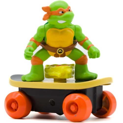 Ігровий набір Funrise TMNT Черепашки-ніндзя класичні Скейтбордист з лаунчером Мікеланджело (71041)