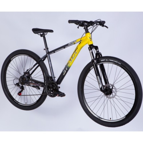 Велосипед Space 29" PHAETON DD FR рама-18" AL 2026 сіро-жовтий (OPS-SP-29-186)