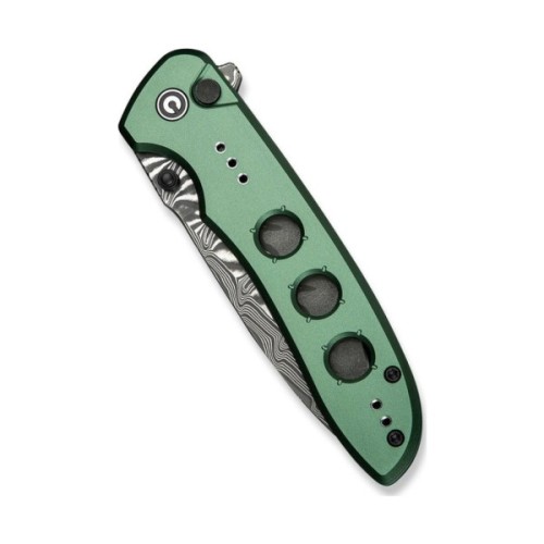 Ніж Civivi Hyperpulse Damascus Red Aluminum (C23087A-DS1)