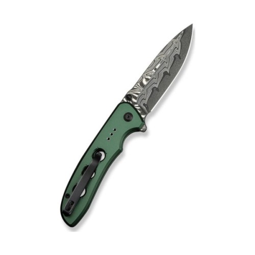 Ніж Civivi Hyperpulse Damascus Red Aluminum (C23087A-DS1)