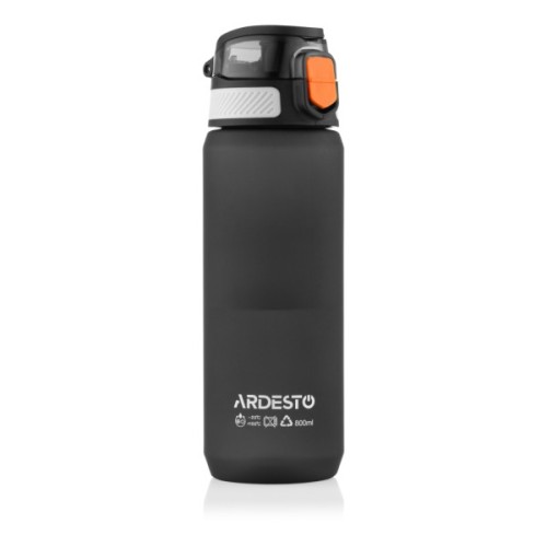 Пляшка для води Ardesto Matte 800мл чорний (AR2281ML)