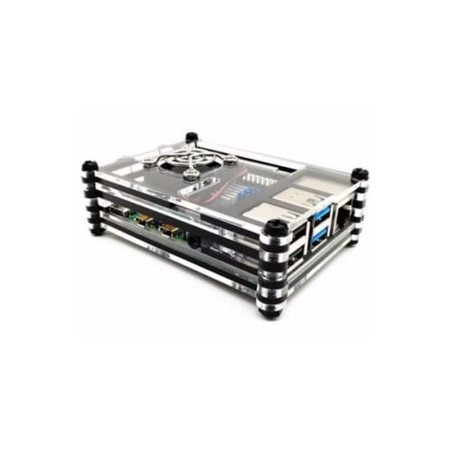 Корпус для Мікро ПК KUONGSHUN for Raspberry Pi 4 (RA518)