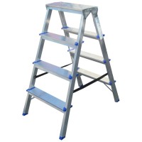 Драбина ELKOP cтремянка 4сх. верхя сходинка 0,95м, двостороння (DHR404)