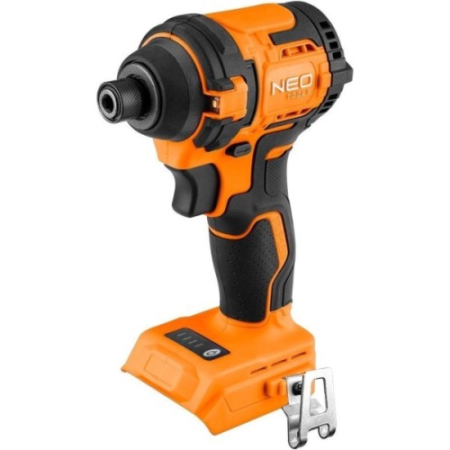 Гайковерт Neo Tools Energy+ 18V, безщітковий, 3600об/хв, 300Нм, 1/4", 4 швидкості, 0.85кг (без АКБ та ЗП) (04-612)