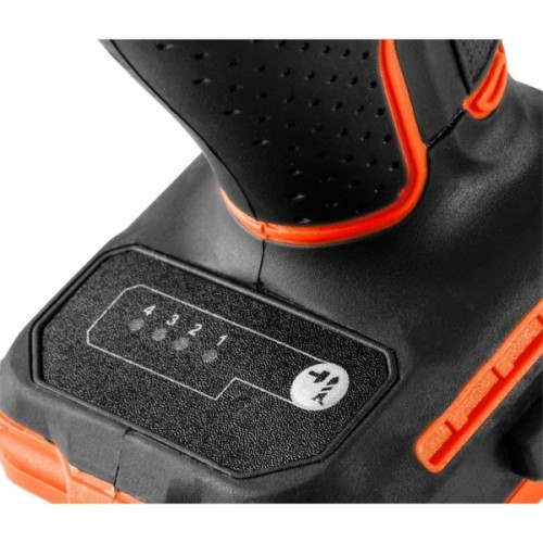 Гайковерт Neo Tools Energy+ 18V, безщітковий, 3600об/хв, 300Нм, 1/4", 4 швидкості, 0.85кг (без АКБ та ЗП) (04-612)