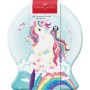Фломастери Faber-Castell Єдиноріг в металевій коробці Connector Скрепляй разом 33 кольора (32360)