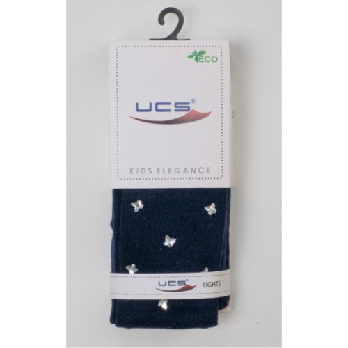 Колготки дитячі UCS Socks зі стразами (M0C0302-2005-3G-blue)