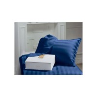 Постільна білизна MirSon Сатин-страйп Blue Sea 143х210 (2200000019141)