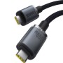 Дата кабель USB-C to USB-C 1.5m 100W USB3.2 20Gb black Baseus (P10318204111-00)