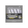 Клавіатура Ajazz AK980 V2 Maillard Switch Wireless/Bluetooth/USB UA Black/Grey/Yellow (AK980-V2-M-BGY)