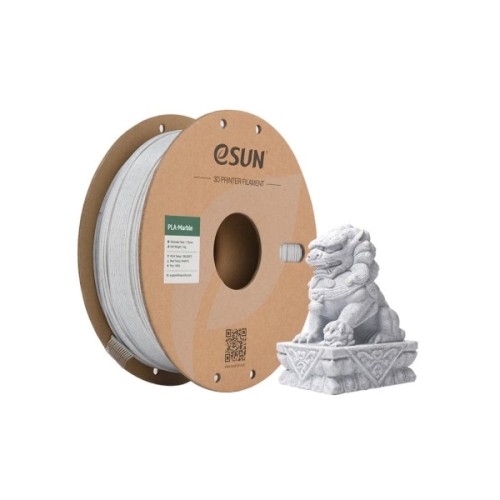 Пластик для 3D-принтера eSUN PLA eMarble 1,75мм, 1кг, marble/nature (eMarble-P175N1)