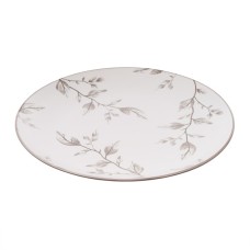 Тарілка Ardesto Asti, 26.9см, кераміка, біло-бежевий (AR1427AB)