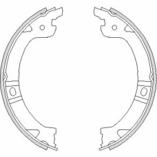Гальмівні колодки REMSA 4744.00