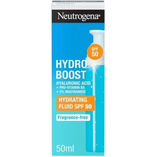 Флюїд для обличчя Neutrogena Hydro Boost SPF 50 Зволожувальний 50 мл (3574661774664)