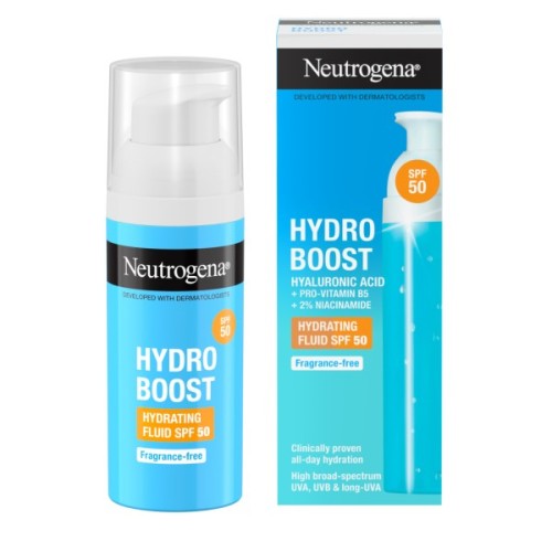 Флюїд для обличчя Neutrogena Hydro Boost SPF 50 Зволожувальний 50 мл (3574661774664)
