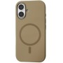Чохол до мобільного телефона BeCover FIBRA Silicone OmniMag Apple iPhone 16 Brown (716224)