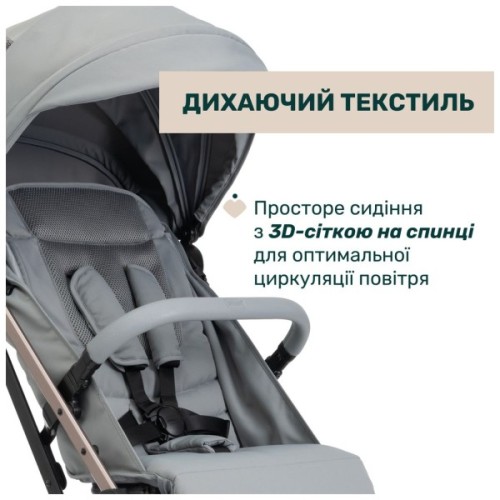 Коляска Chicco Dolomiti Сіра (8058664193240) (87163.12)