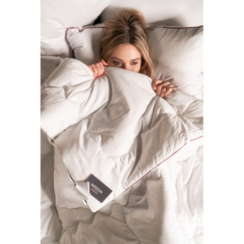 Ковдра MirSon вовняна Deluxe Italy Hand Made 166 зима 155x215 см (2200000460257)