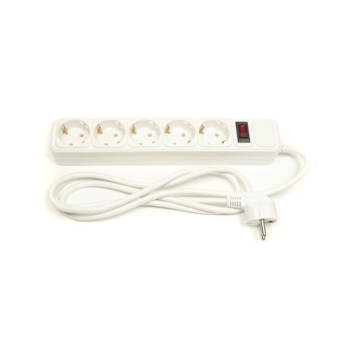 Мережевий фільтр живлення PowerPlant 1.8 м, 5 розетoк, евростандарт (JY-1056/1.8) (PPSA10M18S5)