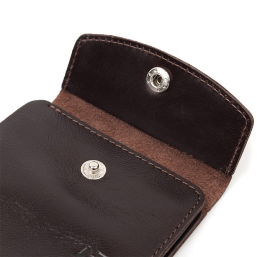 Портмоне Shvigel З натуральної шкіри Коричневе (16621)