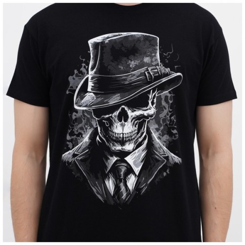 Футболка Sol's Imperial Gentlemen's skull насичений чорний XXL (11500309/395XXL)