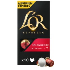 Кава L'OR Espresso Splendente 100% Арабіка в капсулах 10 шт (8711000357910)