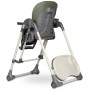Стілець для годування Lionelo 2 в 1 Laurice Green Olive з функцією гойдалки (LO-LAURICE GREEN OLIVE)