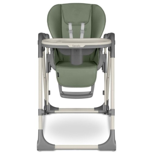 Стілець для годування Lionelo 2 в 1 Laurice Green Olive з функцією гойдалки (LO-LAURICE GREEN OLIVE)