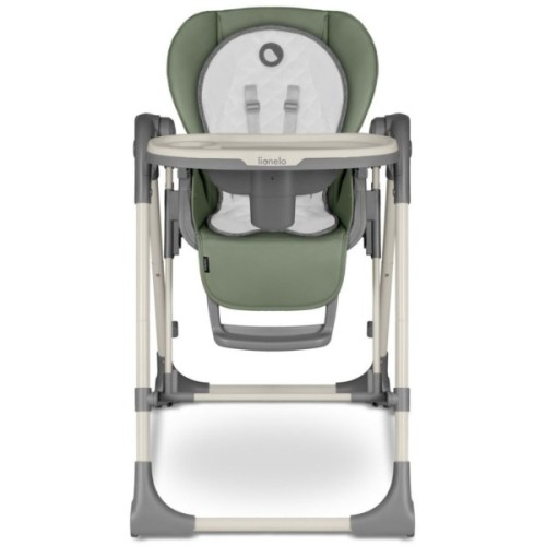 Стілець для годування Lionelo 2 в 1 Laurice Green Olive з функцією гойдалки (LO-LAURICE GREEN OLIVE)