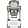 Стілець для годування Lionelo 2 в 1 Laurice Green Olive з функцією гойдалки (LO-LAURICE GREEN OLIVE)
