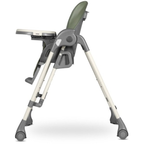 Стілець для годування Lionelo 2 в 1 Laurice Green Olive з функцією гойдалки (LO-LAURICE GREEN OLIVE)