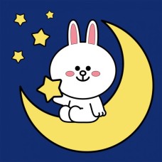 Картина по номерам Santi Лайн Френдс. Коні на місяці 25х25 см LED підсвітка (955014)