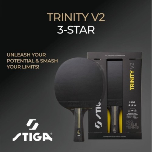 Ракетка для настільного тенісу Stiga Trinity 3 Star ver.2 FL (1213-1208-35) (931706)