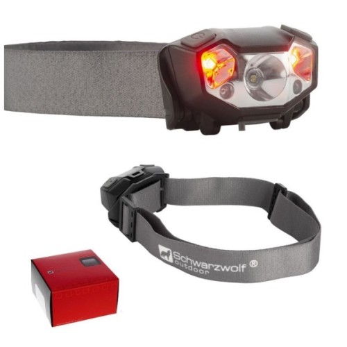 Ліхтар Schwarzwolf Mino XPE сірий (F2300900AJ3)