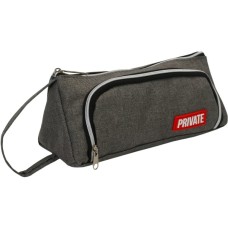 Пенал Cool For School 2 відділення Сірий (CF87215)