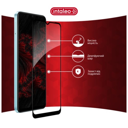 Скло захисне Intaleo Full Glue Oppo A17k Black (1283126593680)